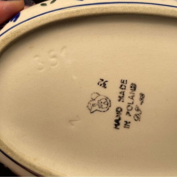 Polish Pottery Serving Dish - Picture 4 of 4